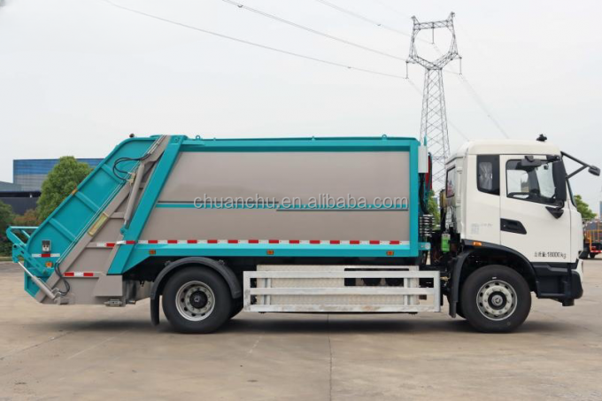 Pure Garbage Pure Electric Sanitation Cleaning Truck Compression Garbage Truck Waste ...