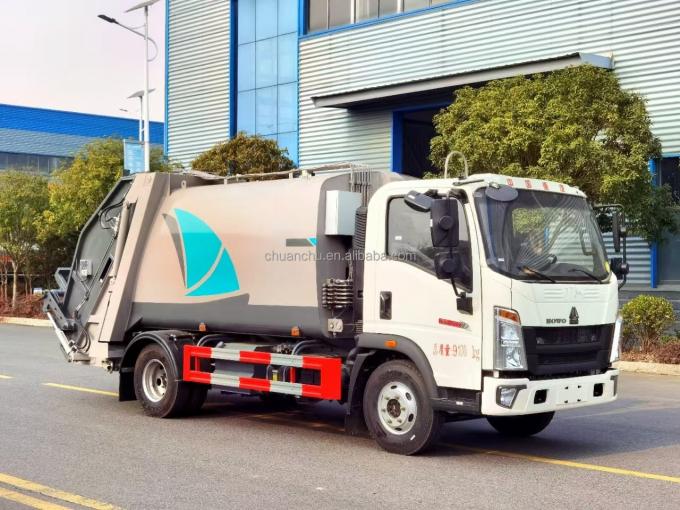 Diesel Fuel Type 8cbm Garbage Compression Truck for Sanitation and ...